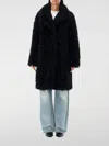 Stand Studio Camille Eco Shearling Jacket In Schwarz