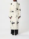 Stand Studio Long Faux Fur Coat With Double-breasted Design In Multi