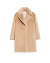 Stand Studio Cappotto Camille Cocoon Beige In Toni Neutri