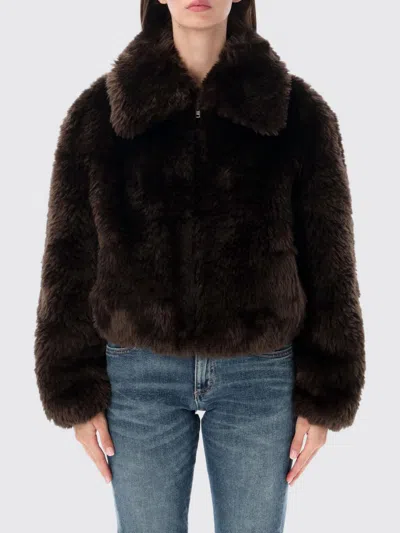 Stand Studio Coat Woman Color Brown