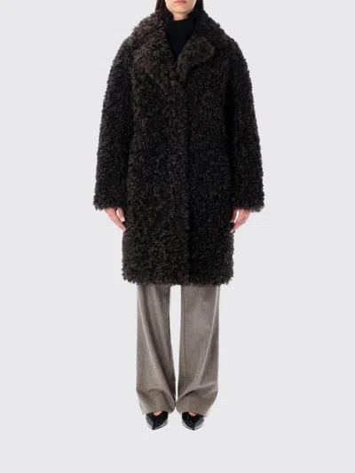 Stand Studio Coat Woman Color Brown