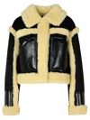 Stand Studio Edith Eco Sheepskin In Black Polyester Blend In Black