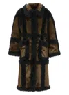 Stand Studio Hayden Oversize Faux Fur Coat In Brown