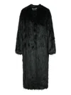 Stand Studio Carolina Hook-closure Coat In Black