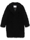 Stand Studio Camille Eco Shearling Jacket In Black
