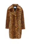 Stand Studio Camille Cocoon Coat In Brown