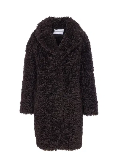 Stand Studio Coats In Brown