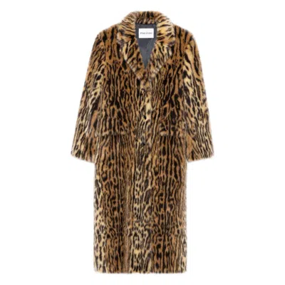 Stand Studio Polyester Coats In Brown