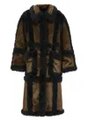 Stand Studio Hayden Oversize Faux Fur Coat In Brown