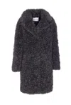 Stand Studio Camille Cocoon Coat In Gray