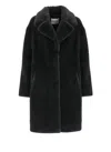Stand Studio Camille Cocoon Coat In Gray