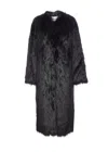 Stand Studio Carolina Hook-closure Coat In Black