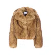 Stand Studio Smara Faux Fur Jacket In Brown