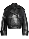 Stand Studio Fern Double-breasted Jacket In Black