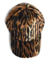 Stand Studio Cyrene Animalier Faux-fur Cap In Brown