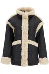 Stand Studio Dorothy Faux-fur Trim Down Puffer Jacket In Black