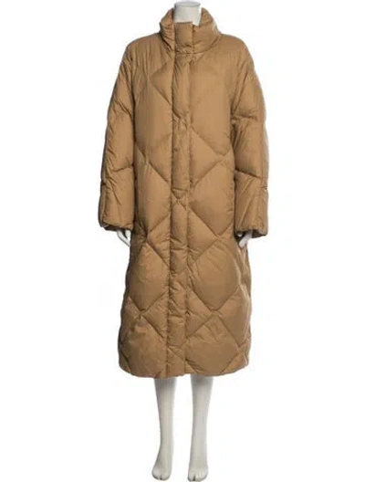 Pre-owned Stand Studio Down Coat In Neutrals