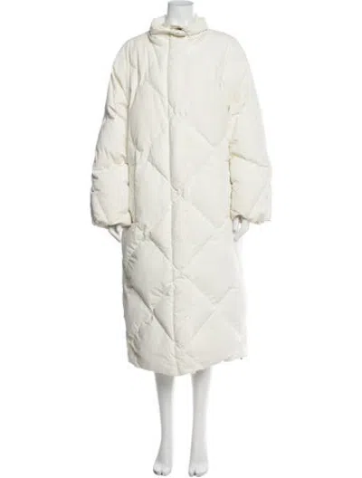 Pre-owned Stand Studio Down Coat In Neutrals