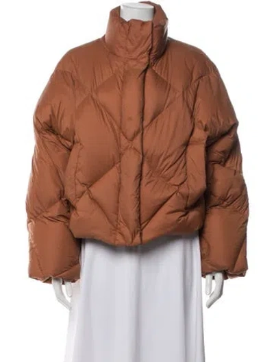 Pre-owned Stand Studio Down Jacket In Neutrals
