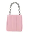 Stand Studio Quilted Leather Satchel Bag In Nude & Neutrals