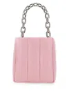 Stand Studio Quilted Leather Satchel Bag In Pink