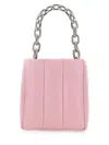 Stand Studio Quilted Leather Satchel Bag In Pink