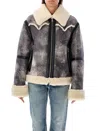 Stand Studio Women's Lessie Faux Shearling Jacket In Ash Grey