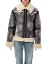 Stand Studio Women's Lessie Faux Shearling Jacket In Ash Grey