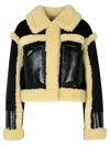 Stand Studio Edith Eco Sheepskin In Black Polyester Blend In Black
