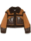 Stand Studio Tan & Brown Edith Faux-shearling Jacket In Brown