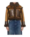 Shop Stand Studio Edith Lapel Casual Jacket In Blue