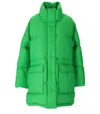 Stand Studio Edna Green Oversize Padded Jacket In Green