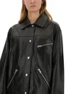 Stand Studio Stand Elisia Leather Jacket In Black