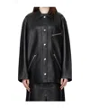 Stand Studio Black Elisia Leather Jacket In Black