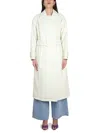 Stand Studio Emily Trench Coat In Green