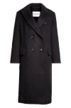 Stand Studio Essa Wool Blend Coat In Black