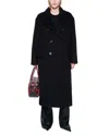 Stand Studio Essa Wool Blend Coat In Black