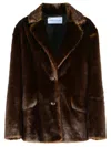 Stand Studio Evyn Flap-pockets Jacket In Brown