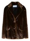 Stand Studio Evyn Flap-pockets Jacket In Brown