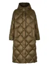 Stand Studio Farrah Quilted Coat In Green