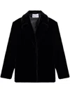 Stand Studio Faux-fur Blazer In Black