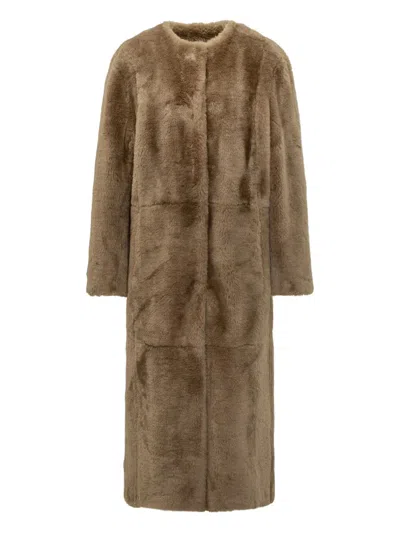 STAND STUDIO FAUX-FUR COAT