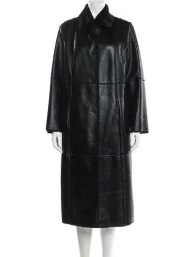 Pre-owned Stand Studio Faux Fur Coat In Gray