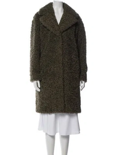 Pre-owned Stand Studio Faux Fur Coat In Multi