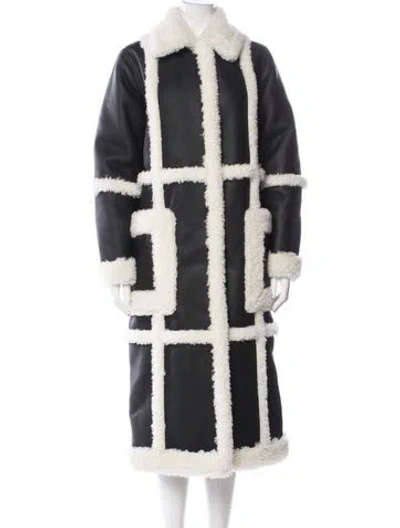 Pre-owned Stand Studio Faux Fur Coat In Multi