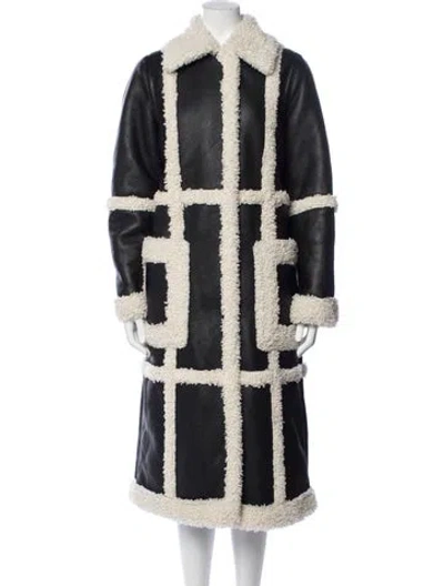 Pre-owned Stand Studio Faux Fur Coat In Neutrals