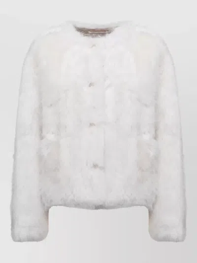 STAND STUDIO FAUX FUR SHORT JACKET