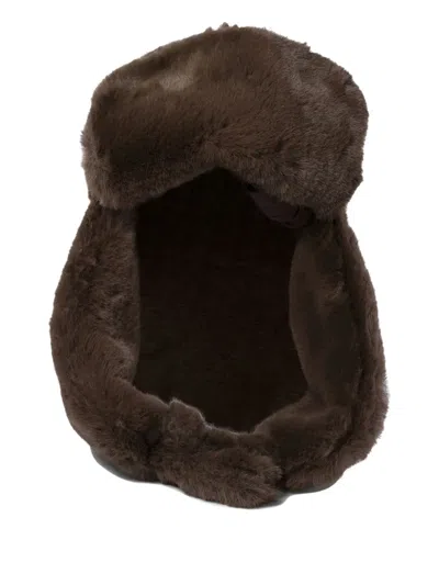 Stand Studio Faux-fur Trapper Hat In Brown
