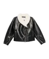 STAND STUDIO FAUX-LEATHER BIKER JACKET