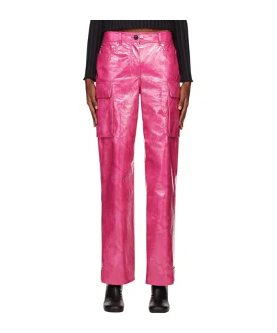 Stand Studio Five-pocket Slacks In Pink